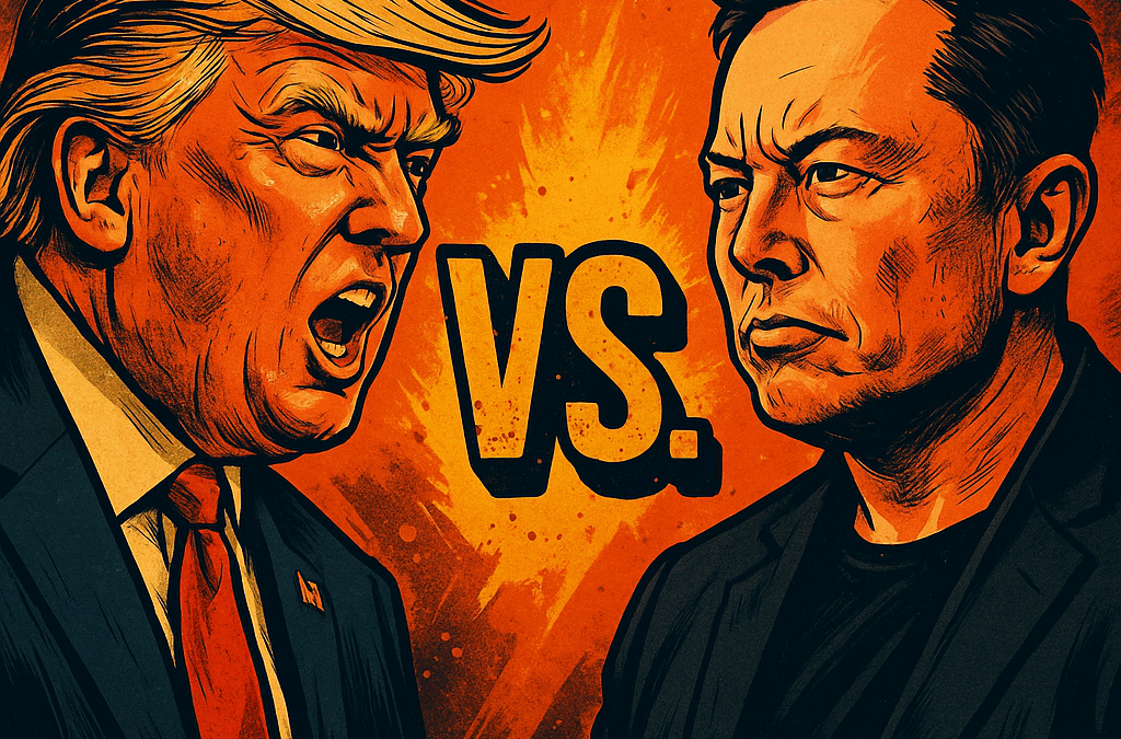 A War Between the Best Friends: Trump vs. Musk and the Ripple Across Crypto